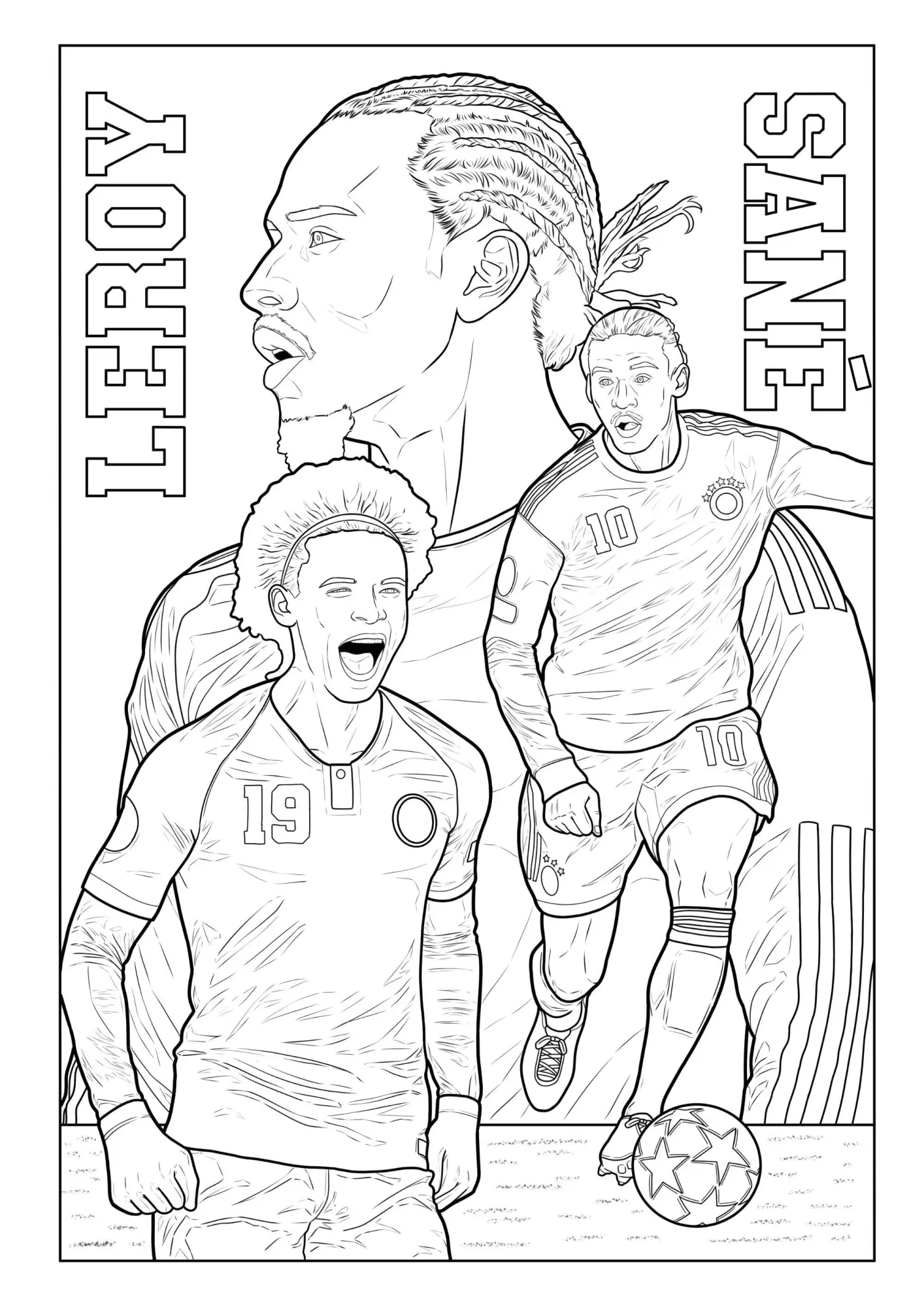 Bild: 9783986572280 | Fußball Malbuch - Tore, Siege &amp; Triumphe SUPERSTARS Fußballhelden...
