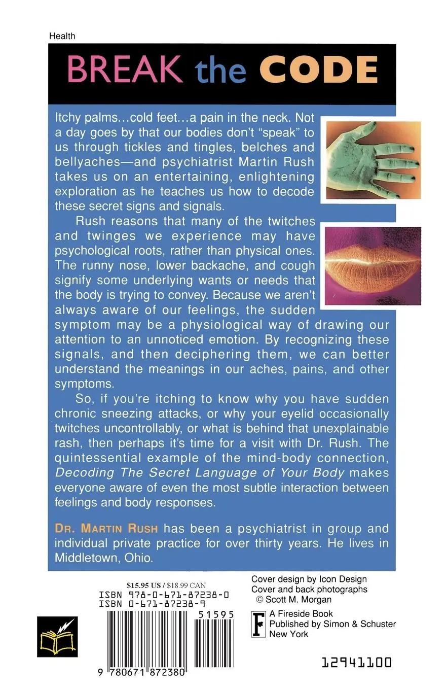 Rückseite: 9780671872380 | Decoding the Secret Language of Your Body | Martin Rush | Taschenbuch