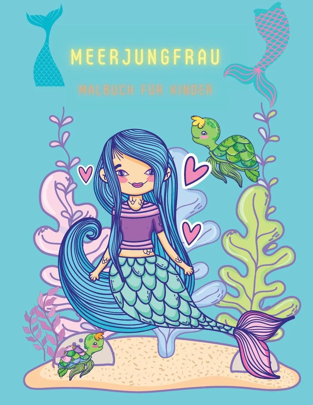 Cover: 9781008912380 | Meerjungfrau Malbuch für Kinder | Deeasy B. | Taschenbuch | 2021