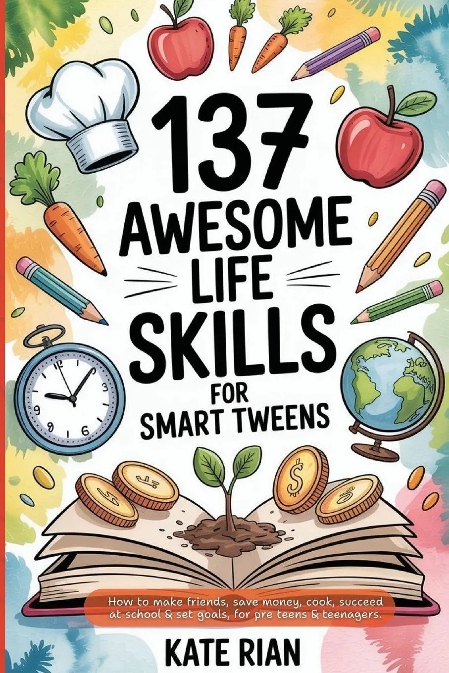 Cover: 9781915542380 | 137 Awesome Life Skills for Smart Tweens How to Make Friends, Save...