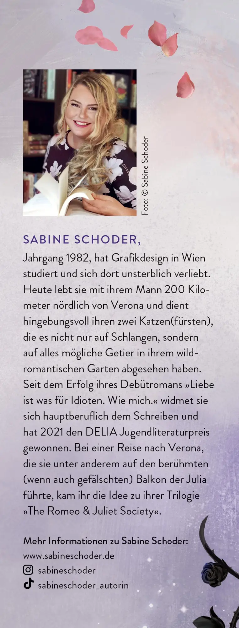 Bild: 9783473402380 | The Romeo &amp; Juliet Society, Band 1: Rosenfluch | Sabine Schoder | Buch