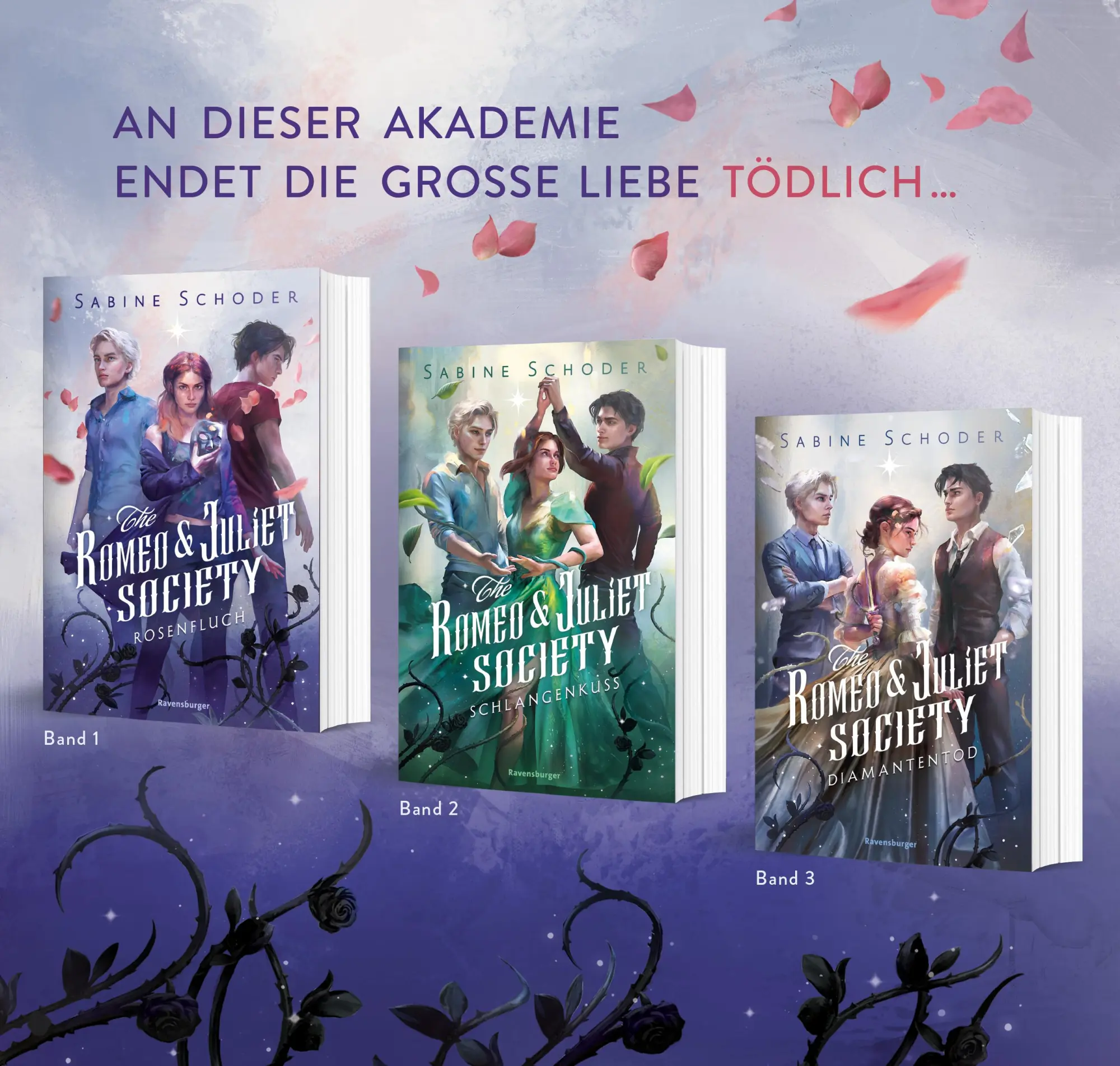 Bild: 9783473402380 | The Romeo &amp; Juliet Society, Band 1: Rosenfluch | Sabine Schoder | Buch