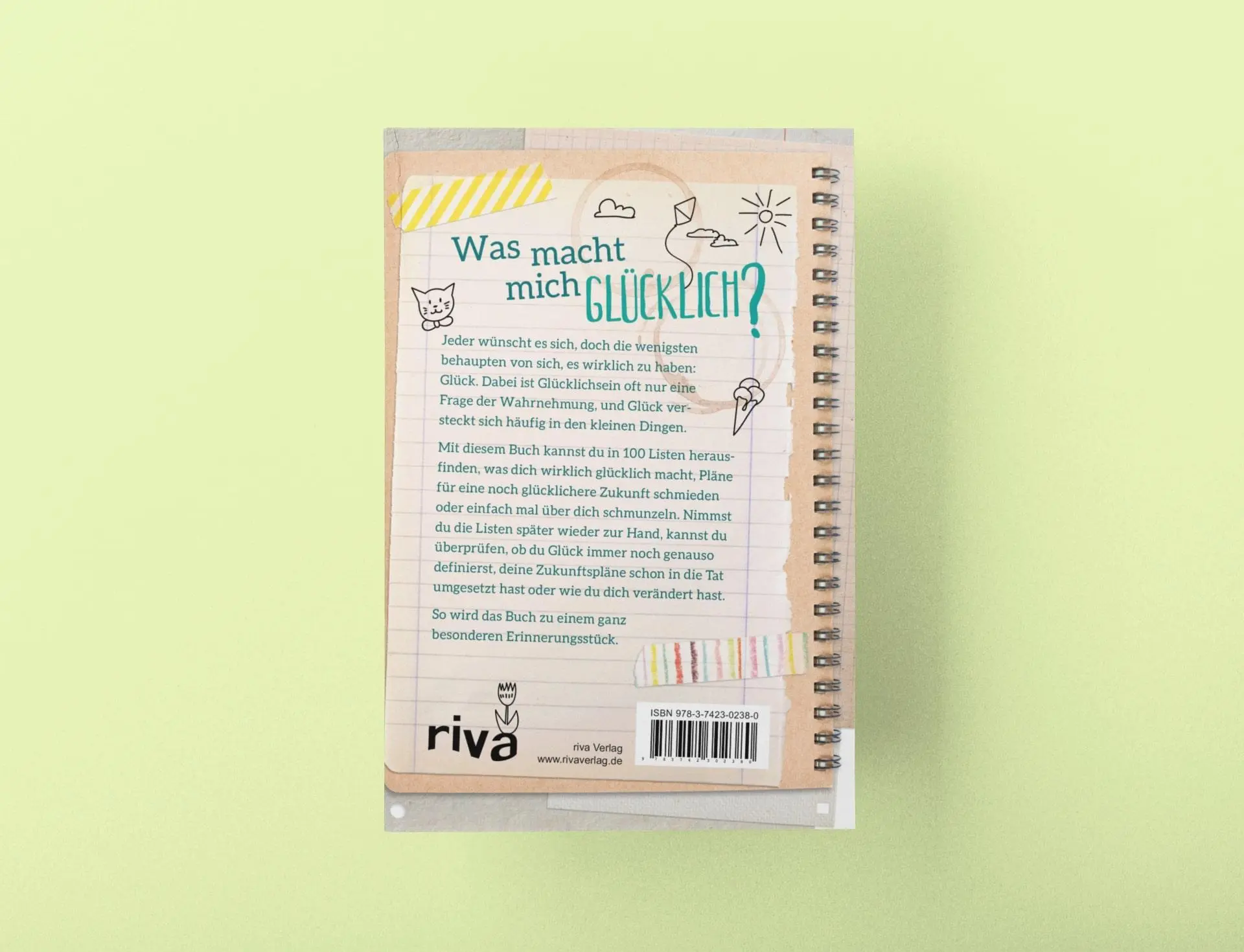 Rückseite: 9783742302380 | Mein Glück in 100 Listen | riva Verlag | Buch | 96 S. | Deutsch | 2017