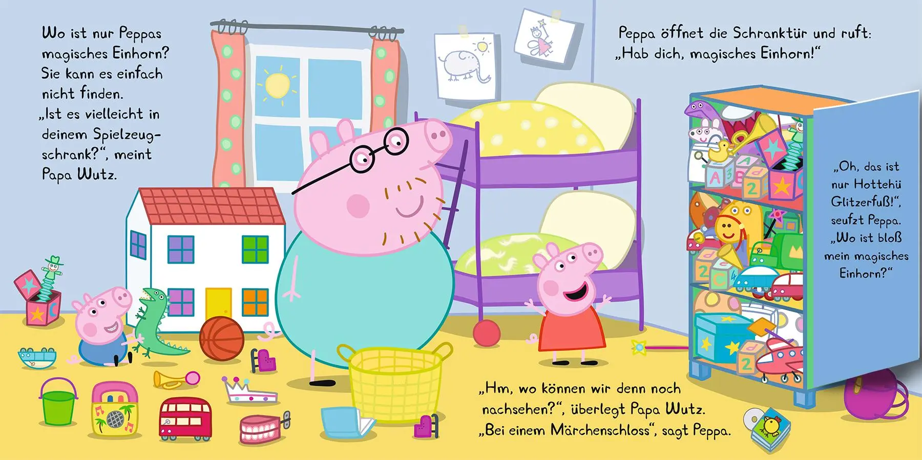 Bild: 9783833242380 | Peppa Pig: Wo ist Peppas magisches Einhorn? | Panini | Buch | 12 S.