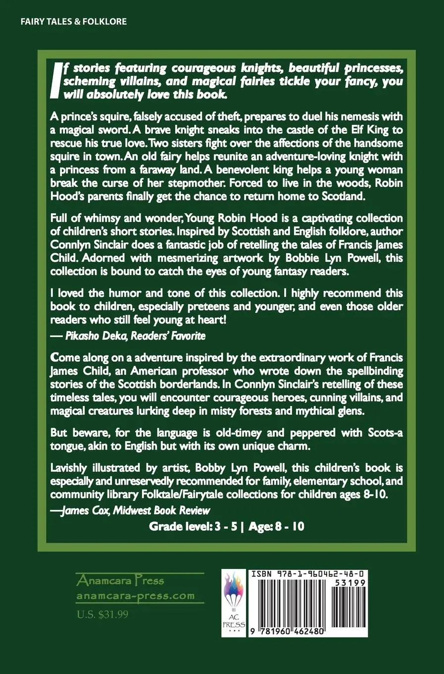 Rückseite: 9781960462480 | Young Robin Hood | Connlyn Sinclair | Buch | Englisch | 2025