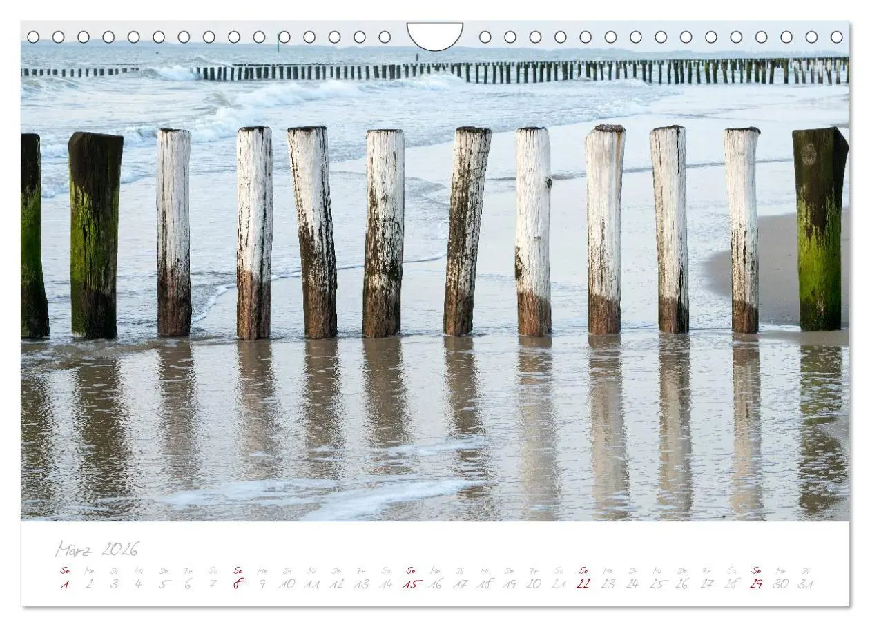 Bild: 9783516122480 | Zeeland (Wandkalender 2026 DIN A4 quer), CALVENDO Monatskalender