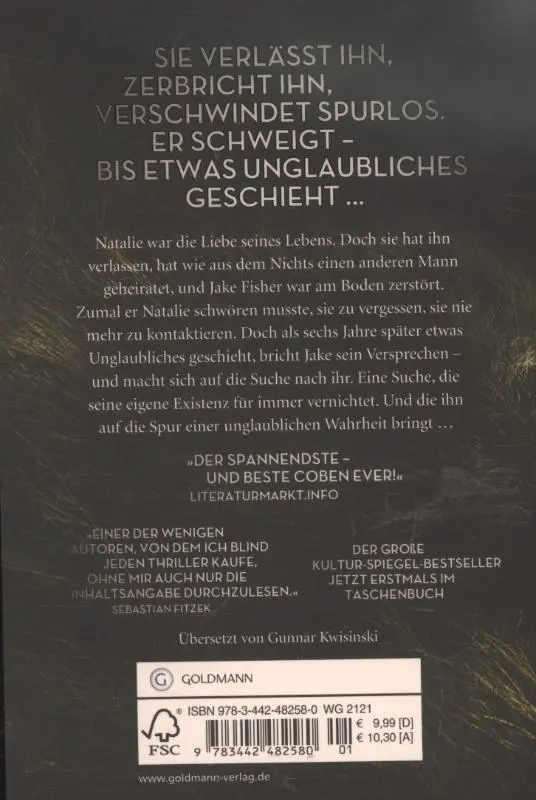 Rückseite: 9783442482580 | Ich finde dich | Harlan Coben | Taschenbuch | Goldmanns Taschenbücher