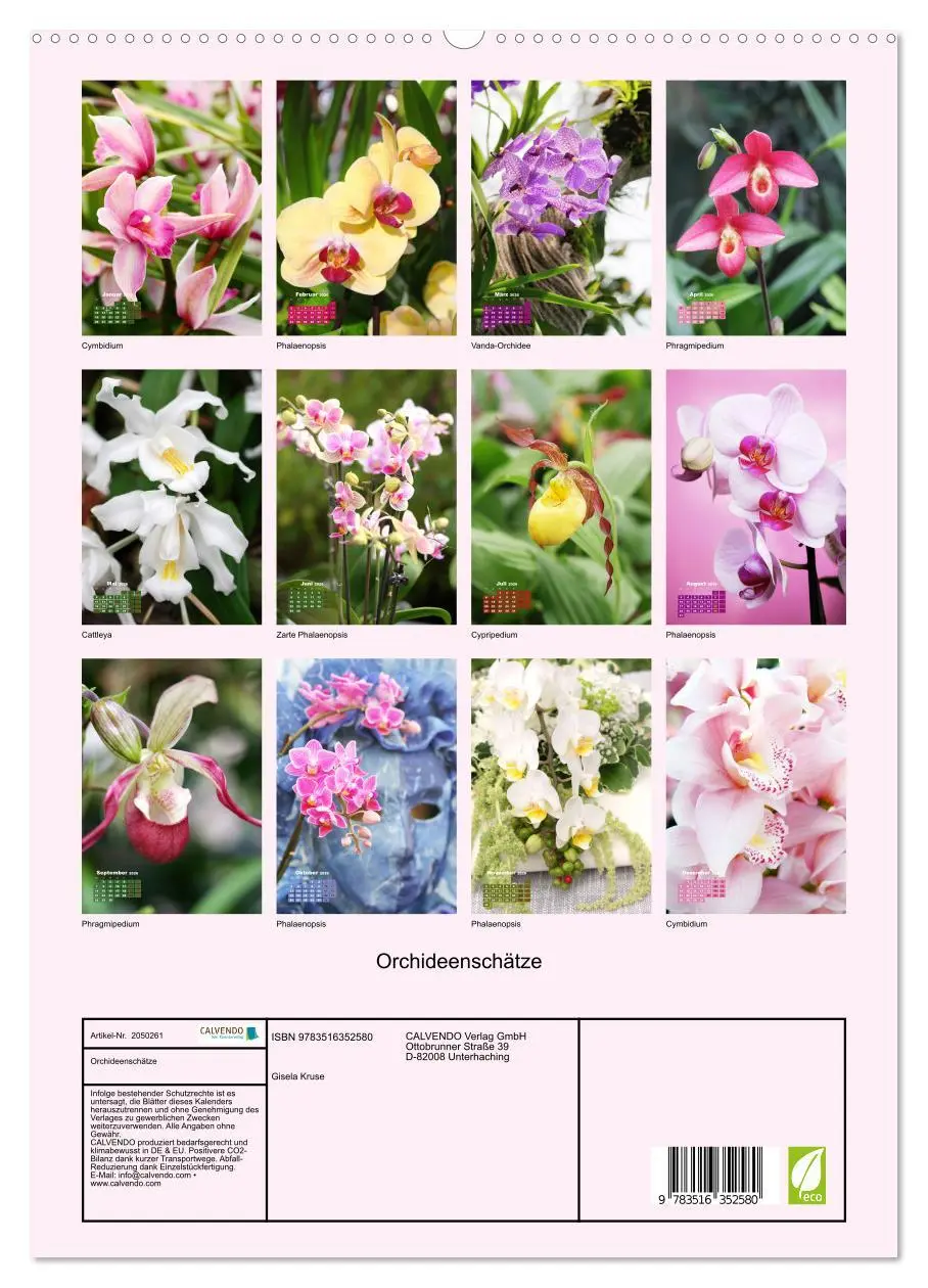 Bild: 9783516352580 | Orchideenschätze (hochwertiger Premium Wandkalender 2026 DIN A2...
