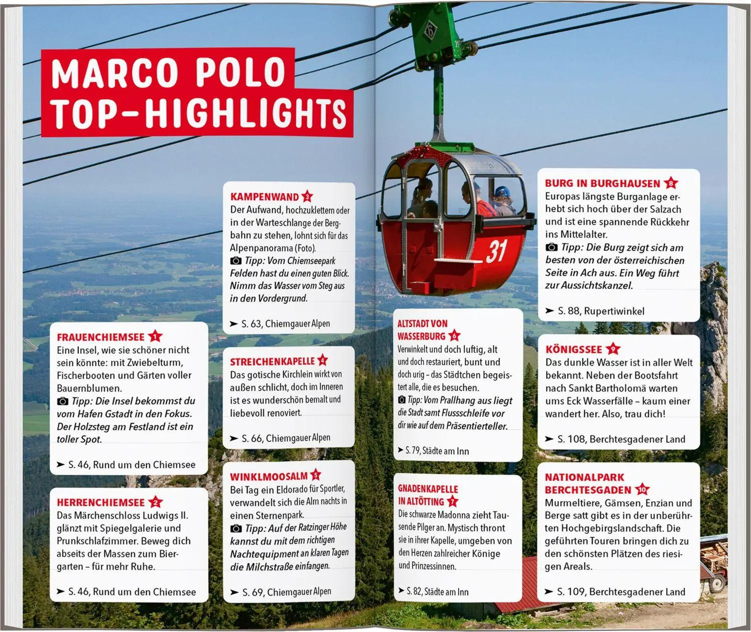 Bild: 9783829742580 | MARCO POLO Reiseführer Chiemgau, Berchtesgadener Land | Taschenbuch