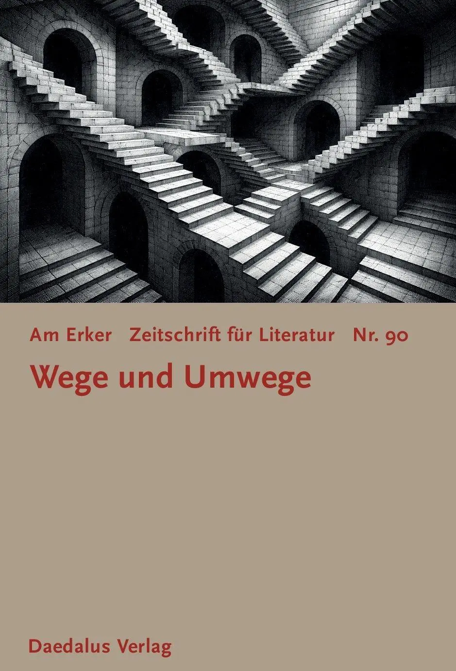 Cover: 9783891262580 | Am Erker. Zeitschrift für Literatur | Heft 90: Wege und Umwege | V.