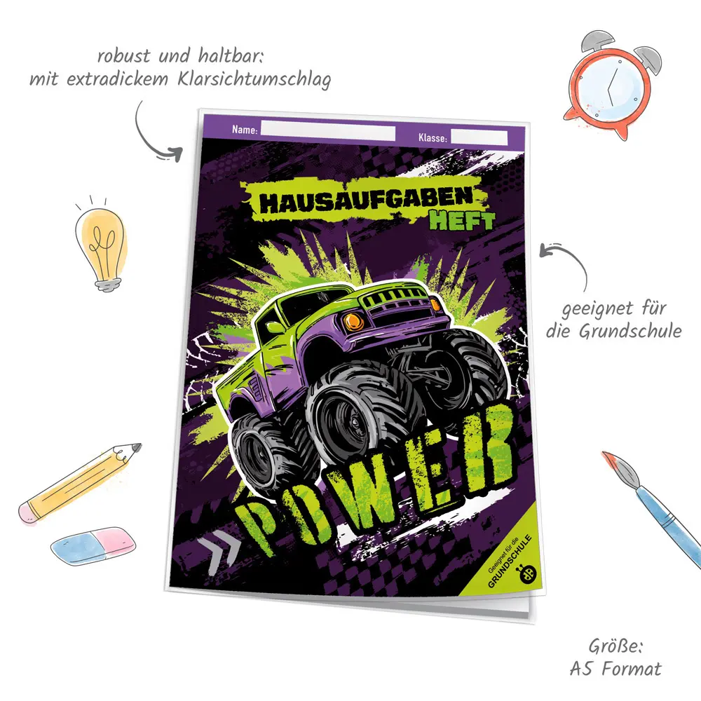 Bild: 4251901512680 | TRÖTSCH - Hausaufgabenheft Grundschule Power | Co.KG | Taschenbuch