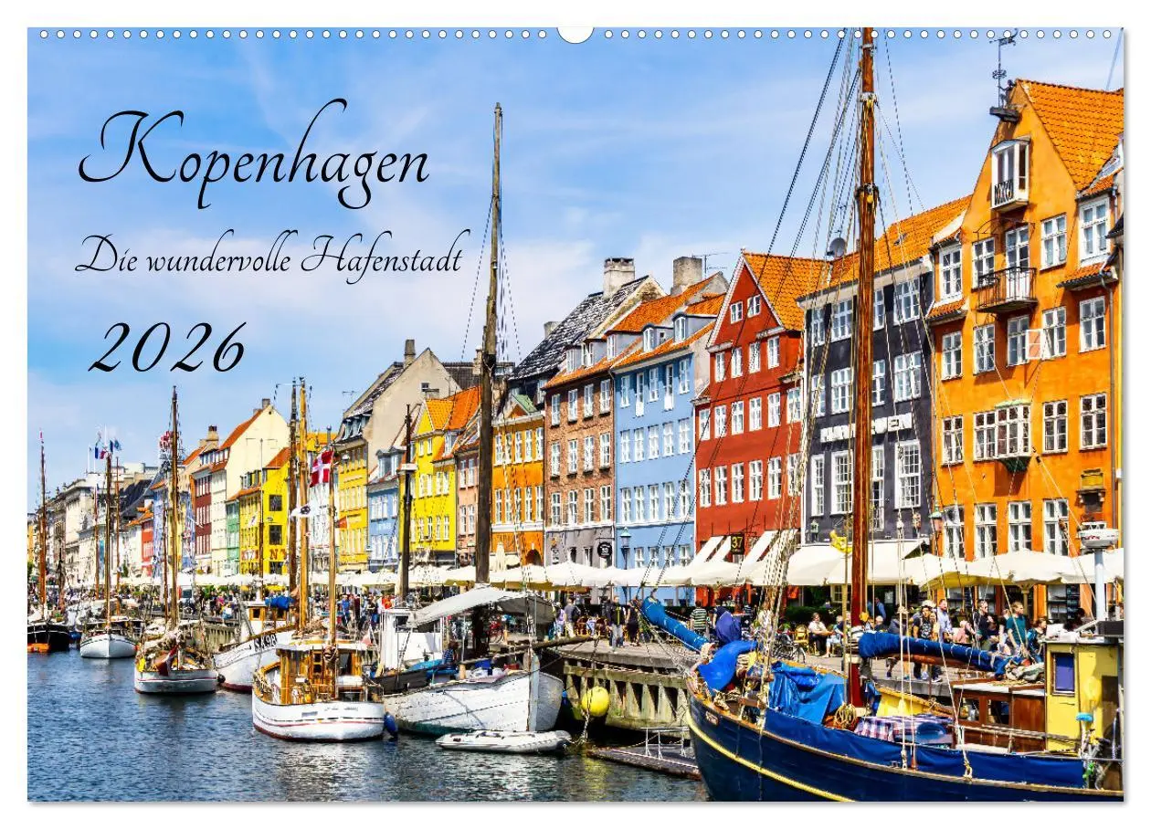 Cover: 9783457632680 | Kopenhagen - Die wundervolle Hafenstadt (Wandkalender 2026 DIN A2...