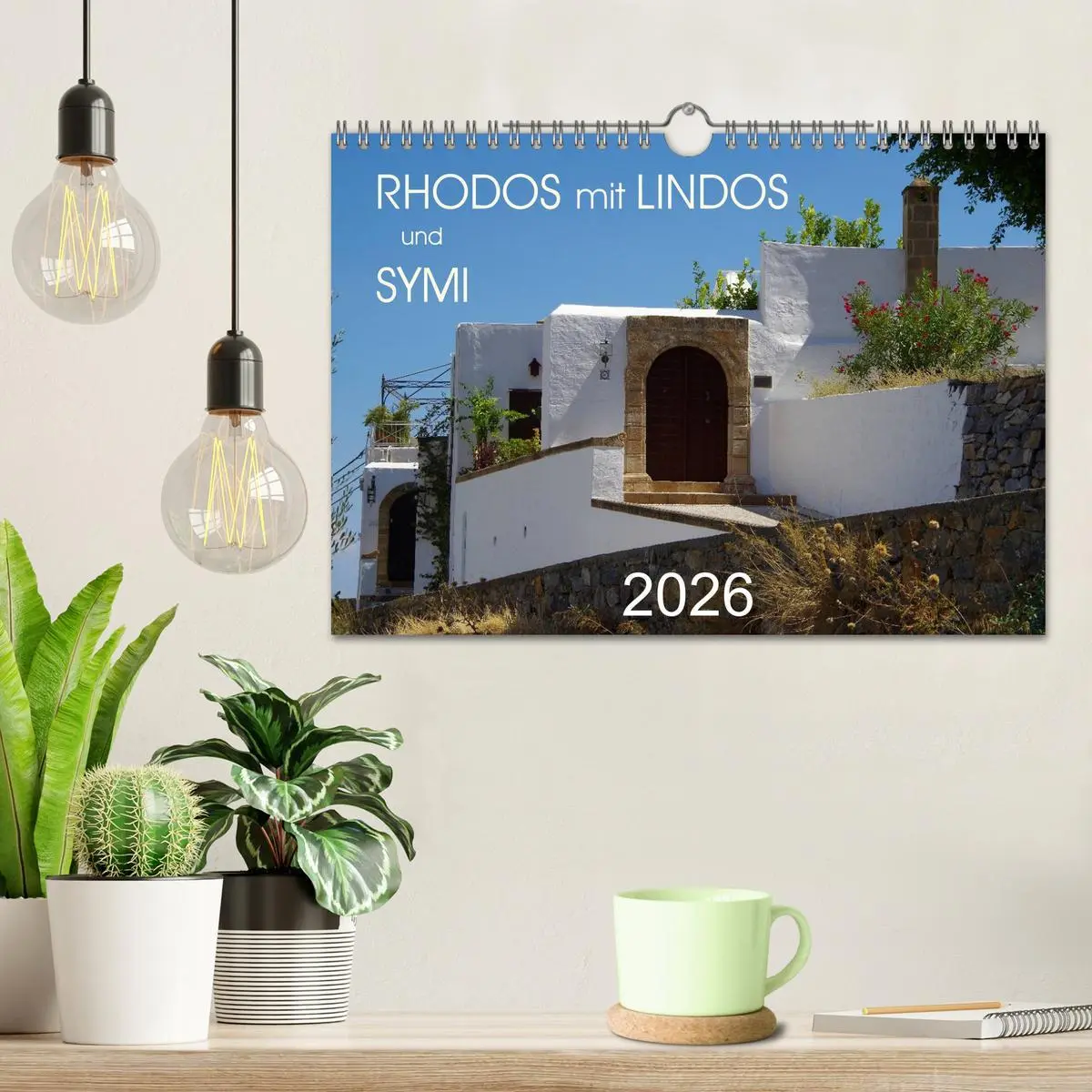 Bild: 9783516102680 | Rhodos mit Lindos und Symi (Wandkalender 2026 DIN A4 quer),...