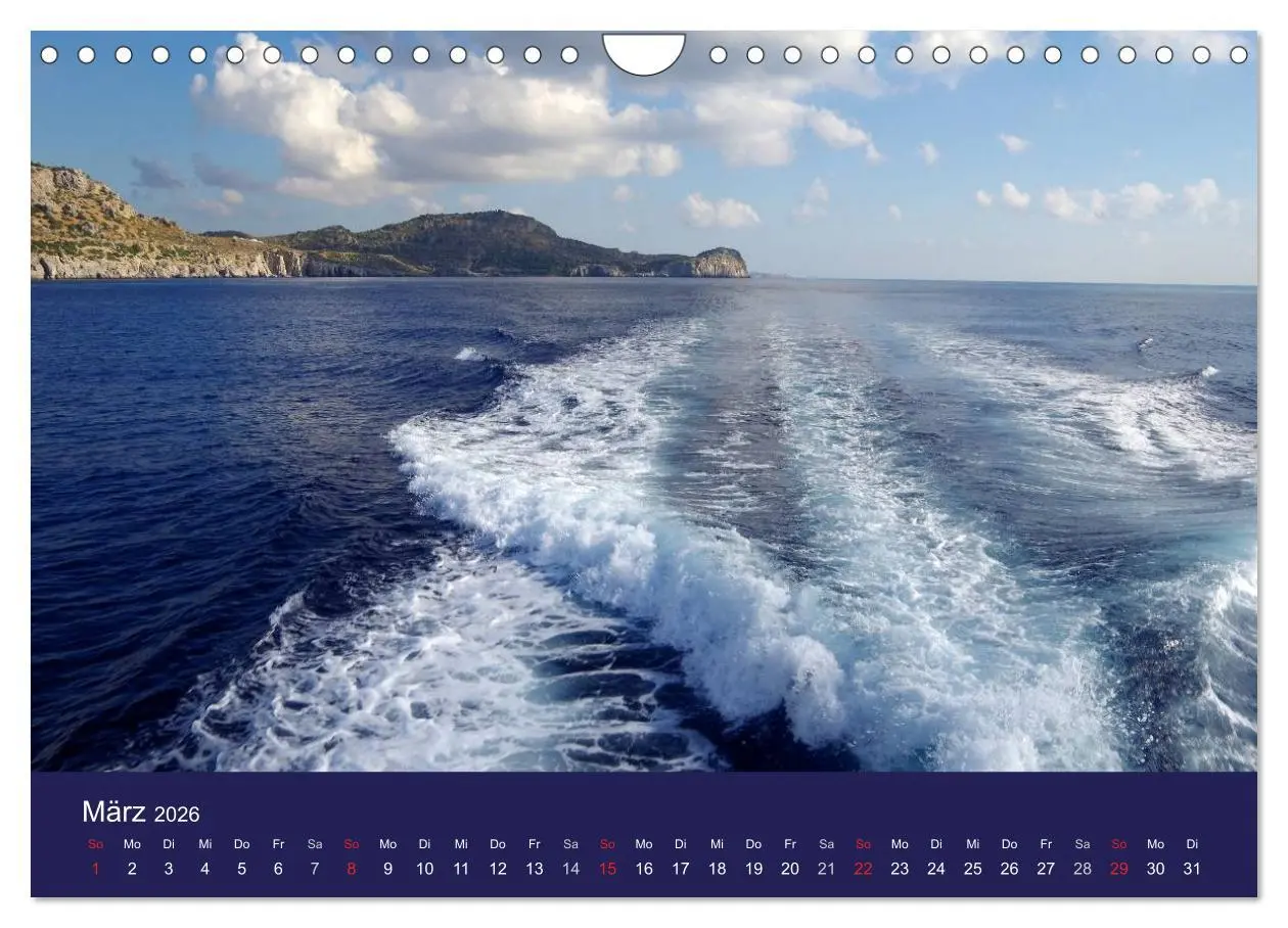 Bild: 9783516102680 | Rhodos mit Lindos und Symi (Wandkalender 2026 DIN A4 quer),...
