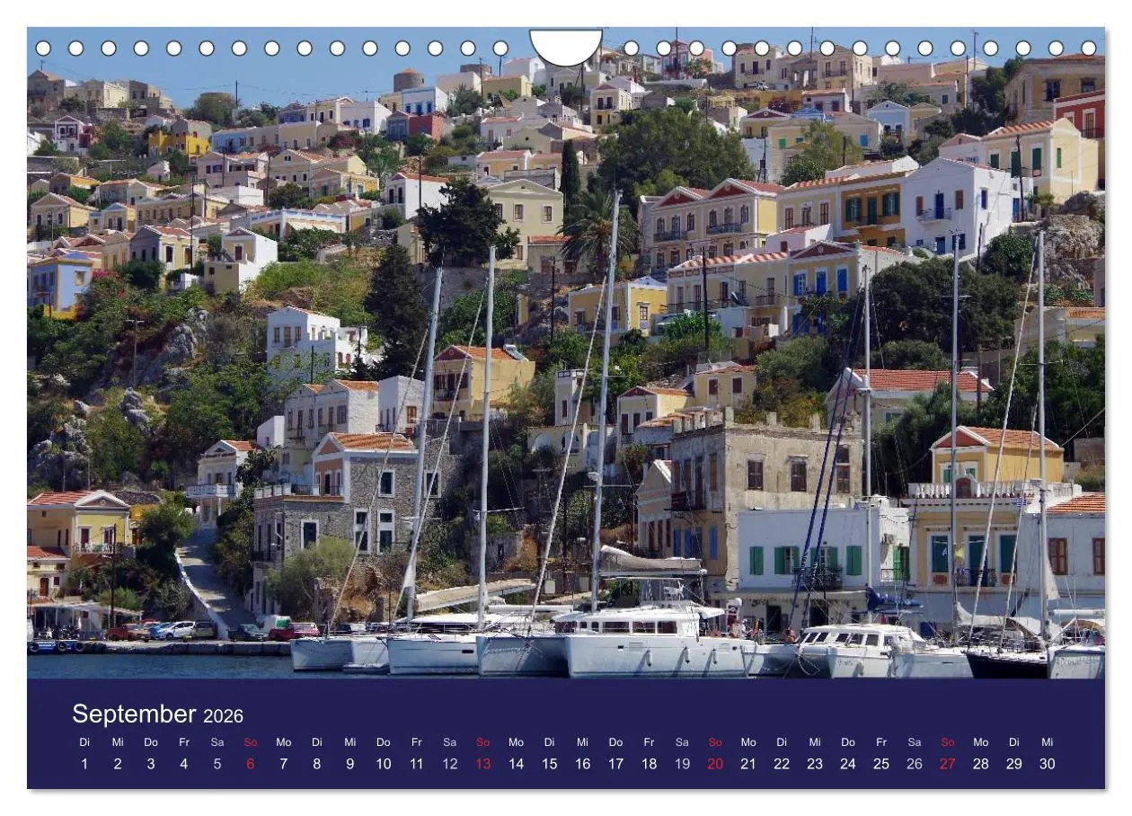 Bild: 9783516102680 | Rhodos mit Lindos und Symi (Wandkalender 2026 DIN A4 quer),...