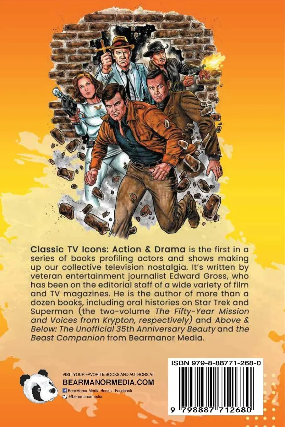 Rückseite: 9798887712680 | Classic TV Icons | Action &amp; Drama | Edward Gross | Taschenbuch | 2023