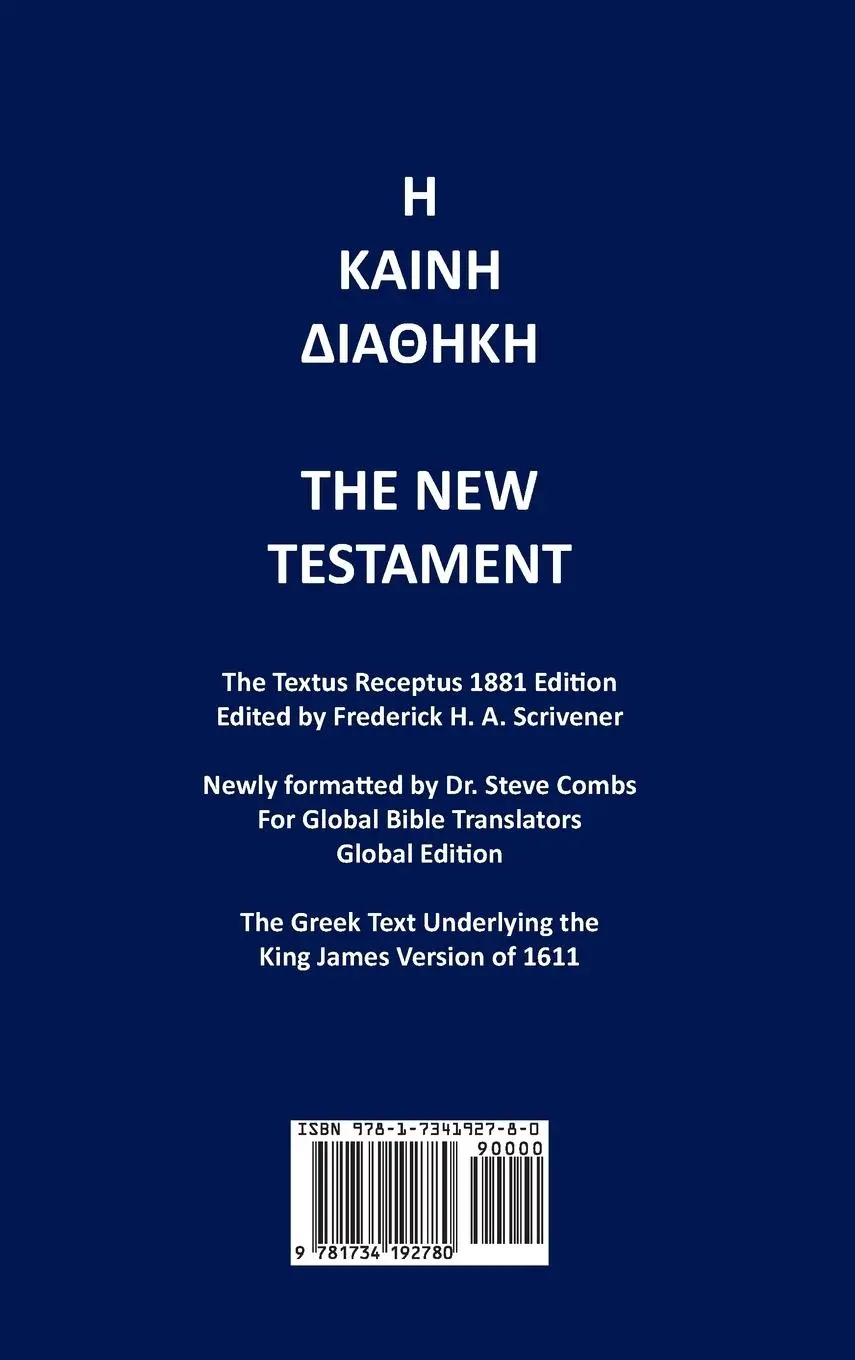 Rückseite: 9781734192780 | The New Testament | Frederick H. A. Scrivener | Buch | 2019