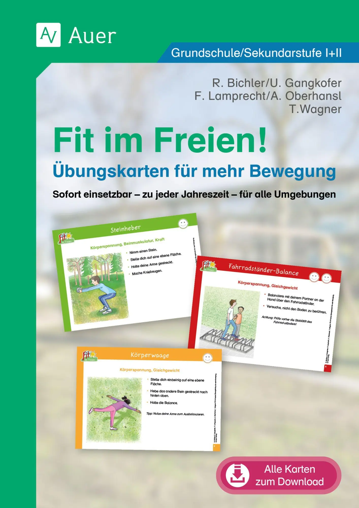 Cover: 9783403092780 | Fit im Freien - Übungskarten für mehr Bewegung | Bichler (u. a.)