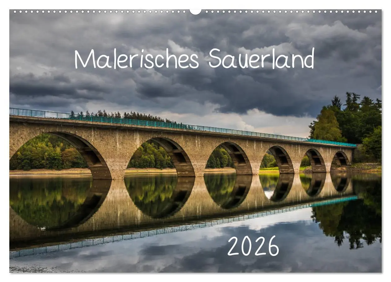 Cover: 9783457932780 | Malerisches Sauerland (Wandkalender 2026 DIN A2 quer), CALVENDO...