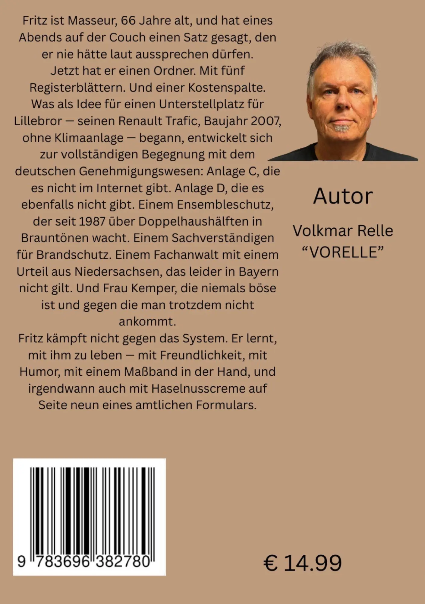 Rückseite: 9783696382780 | Der Carport | Eine Behörden-Odyssee | Volkmar Relle | Taschenbuch