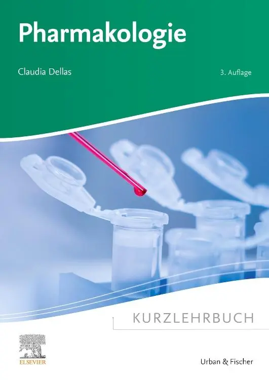 Cover: 9783437432880 | Kurzlehrbuch Pharmakologie | Claudia Dellas | Taschenbuch | X | 2022