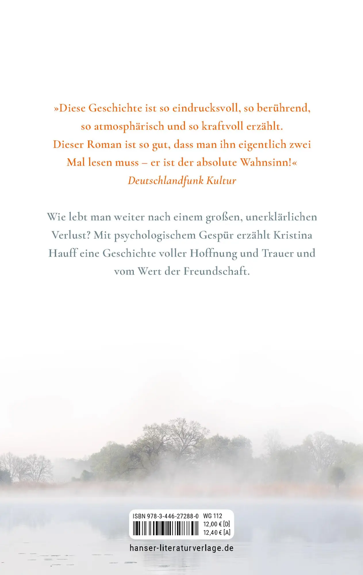 Bild: 9783446272880 | Unter Wasser Nacht | Kristina Hauff | Taschenbuch | 288 S. | Deutsch