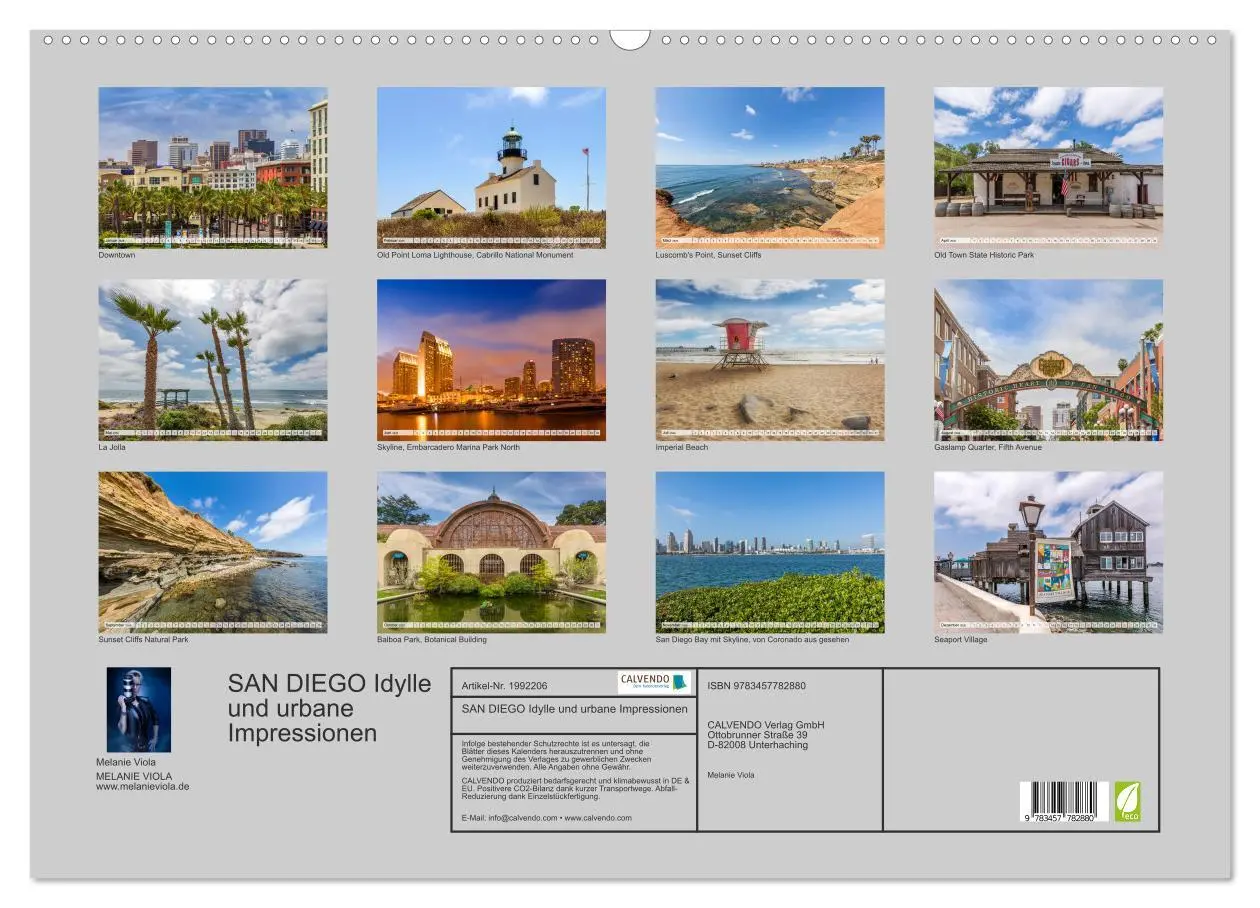 Bild: 9783457782880 | SAN DIEGO Idylle und urbane Impressionen (Wandkalender 2026 DIN A2...