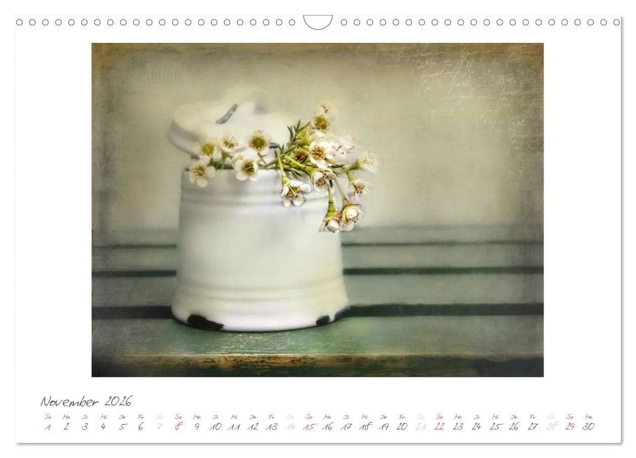 Bild: 9783516182880 | Vintage Flowers (Wandkalender 2026 DIN A3 quer), CALVENDO...