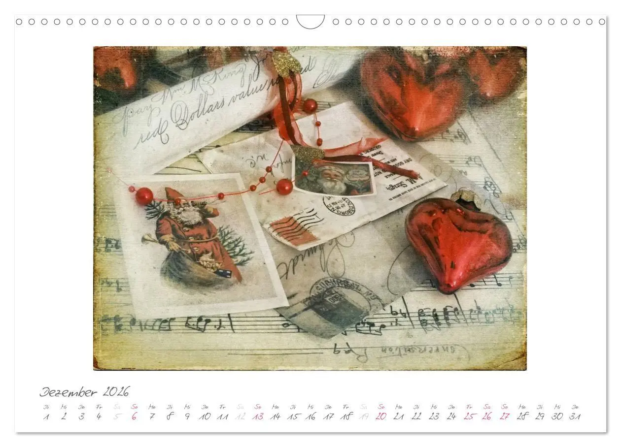 Bild: 9783516182880 | Vintage Flowers (Wandkalender 2026 DIN A3 quer), CALVENDO...