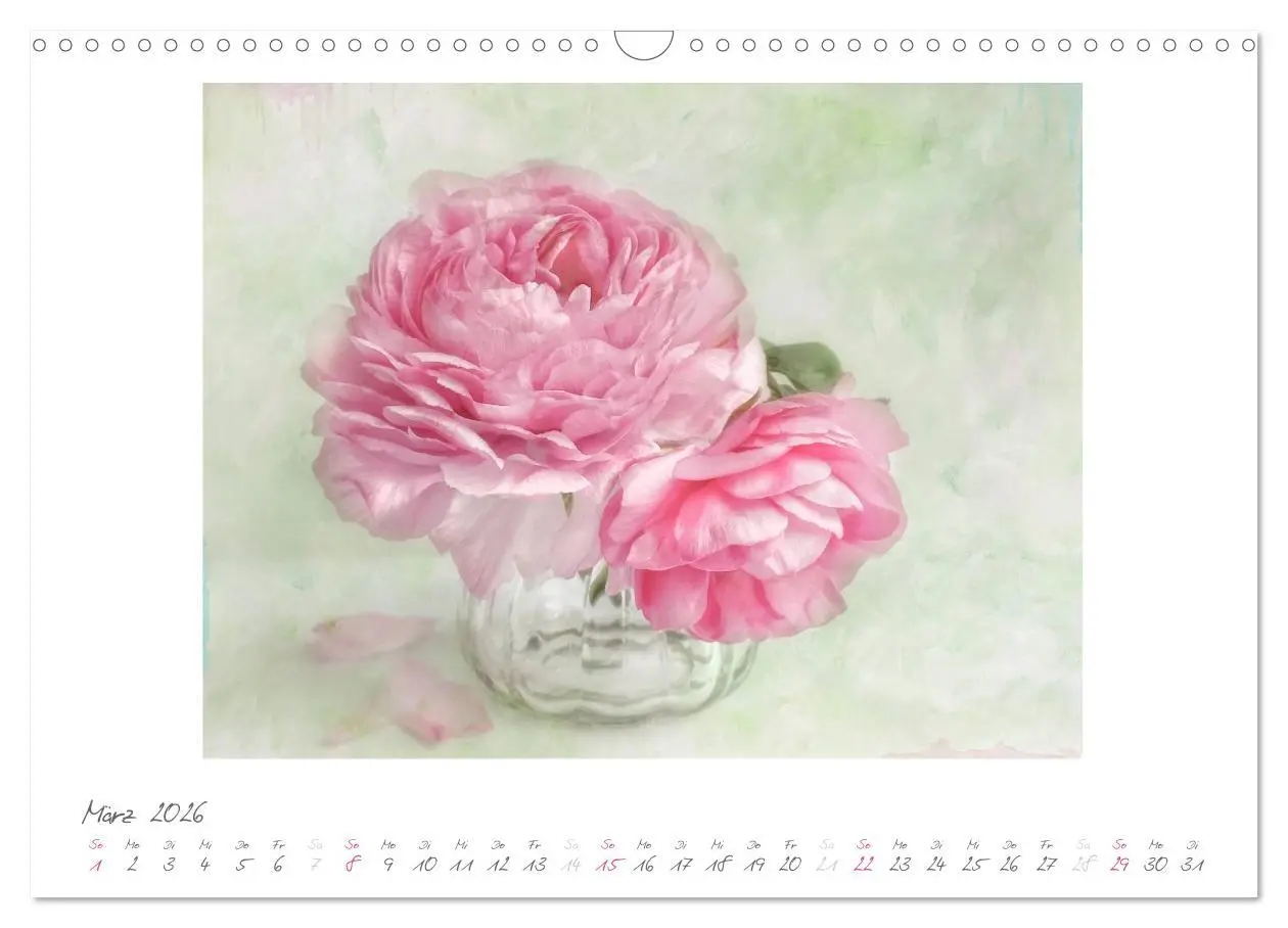 Bild: 9783516182880 | Vintage Flowers (Wandkalender 2026 DIN A3 quer), CALVENDO...