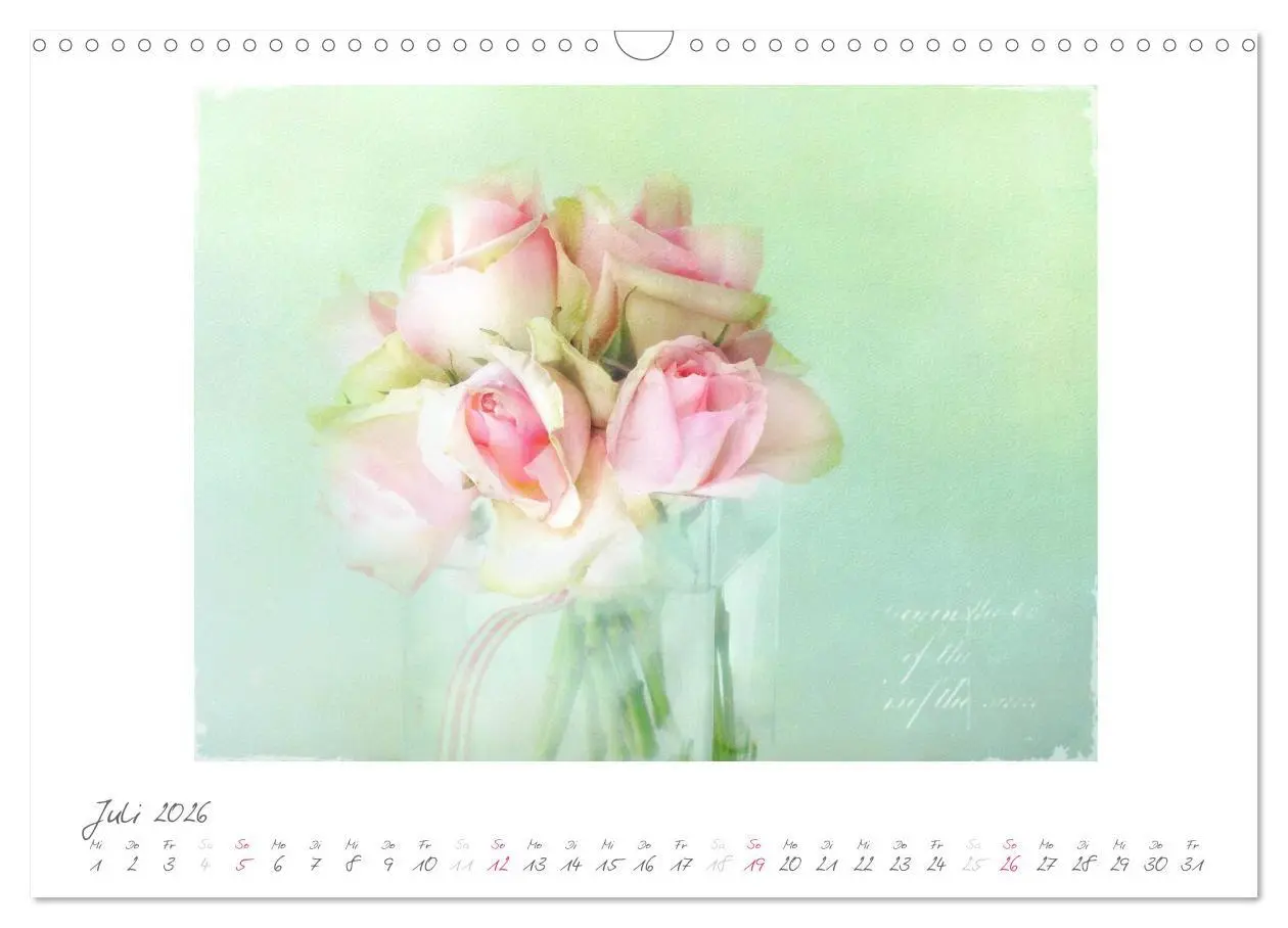 Bild: 9783516182880 | Vintage Flowers (Wandkalender 2026 DIN A3 quer), CALVENDO...