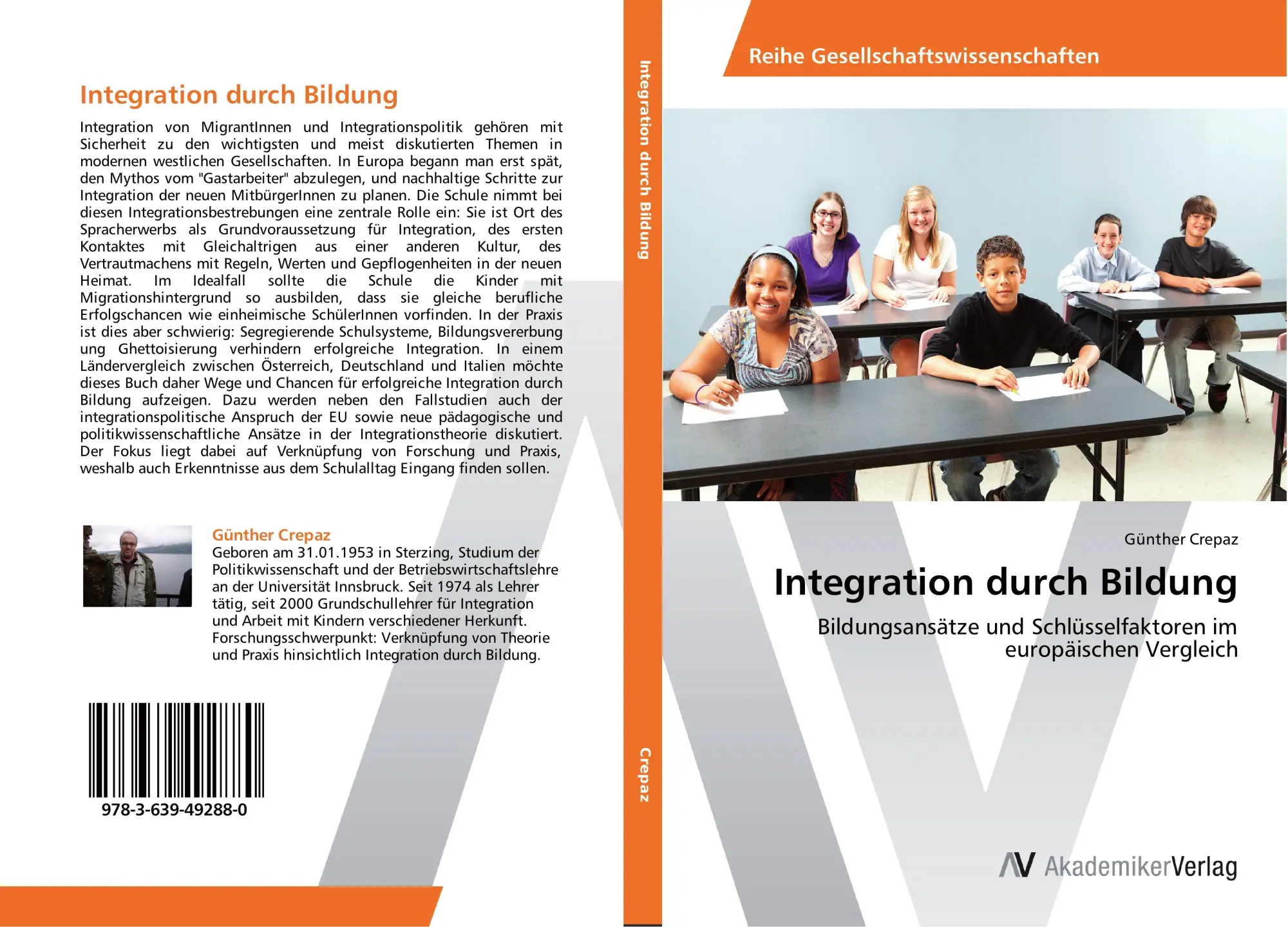 Cover: 9783639492880 | Integration durch Bildung | Günther Crepaz | Taschenbuch | Paperback