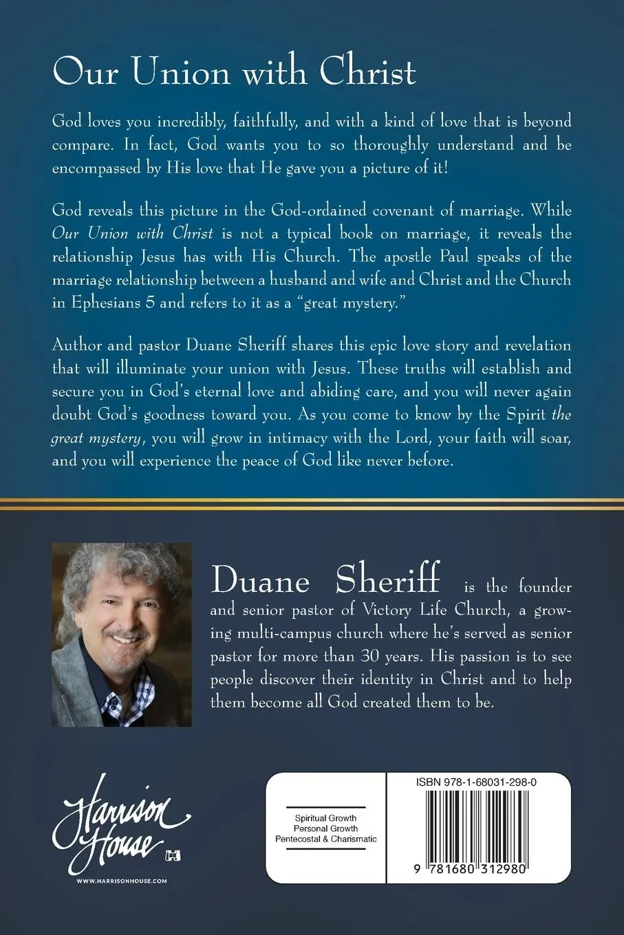 Rückseite: 9781680312980 | Our Union with Christ | Duane Sheriff | Taschenbuch | Englisch | 2020
