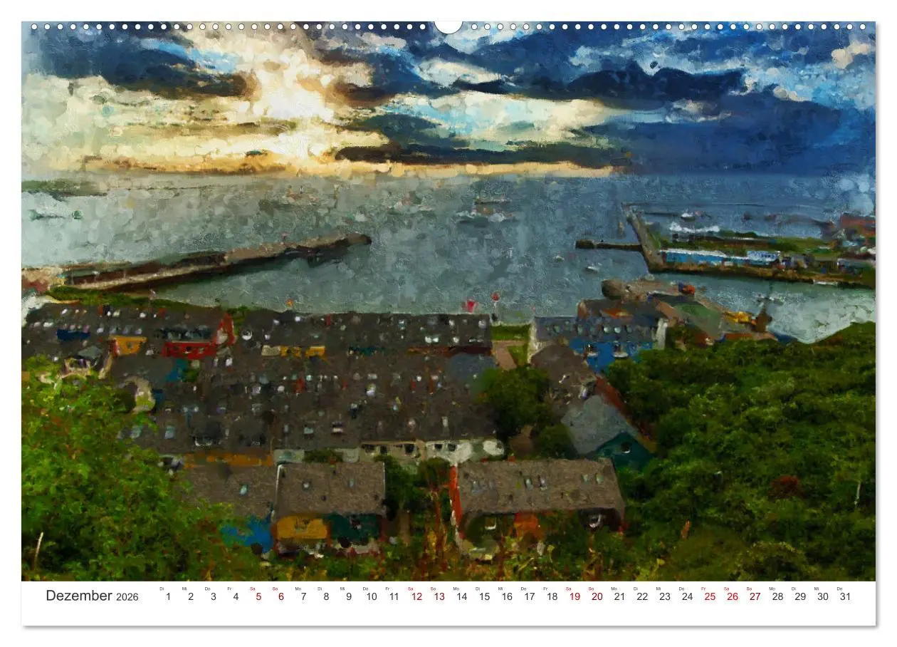 Bild: 9783457602980 | Nordseeinsel Helgoland - Ansichten der Insel in Acryl (Wandkalender...