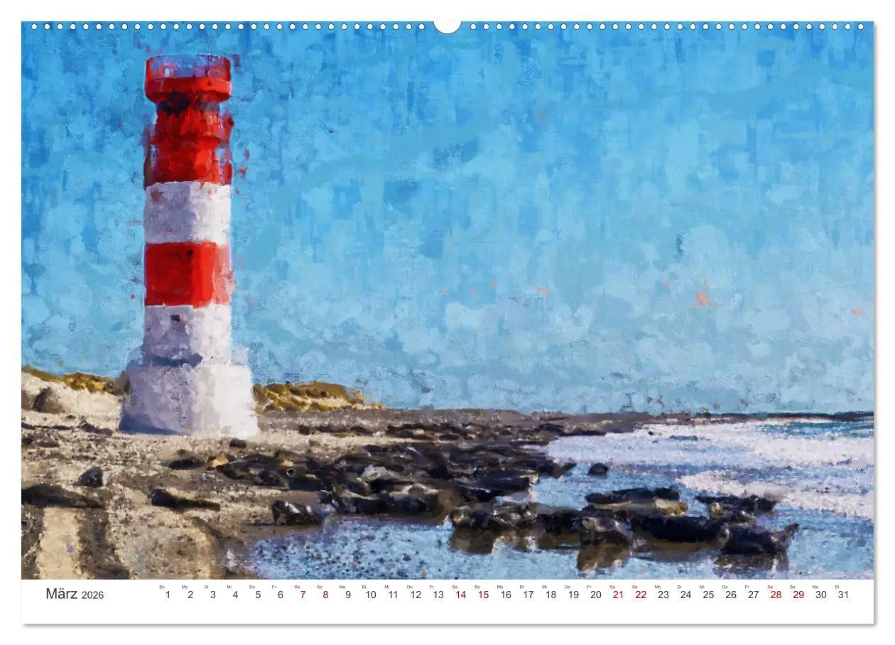 Bild: 9783457602980 | Nordseeinsel Helgoland - Ansichten der Insel in Acryl (Wandkalender...