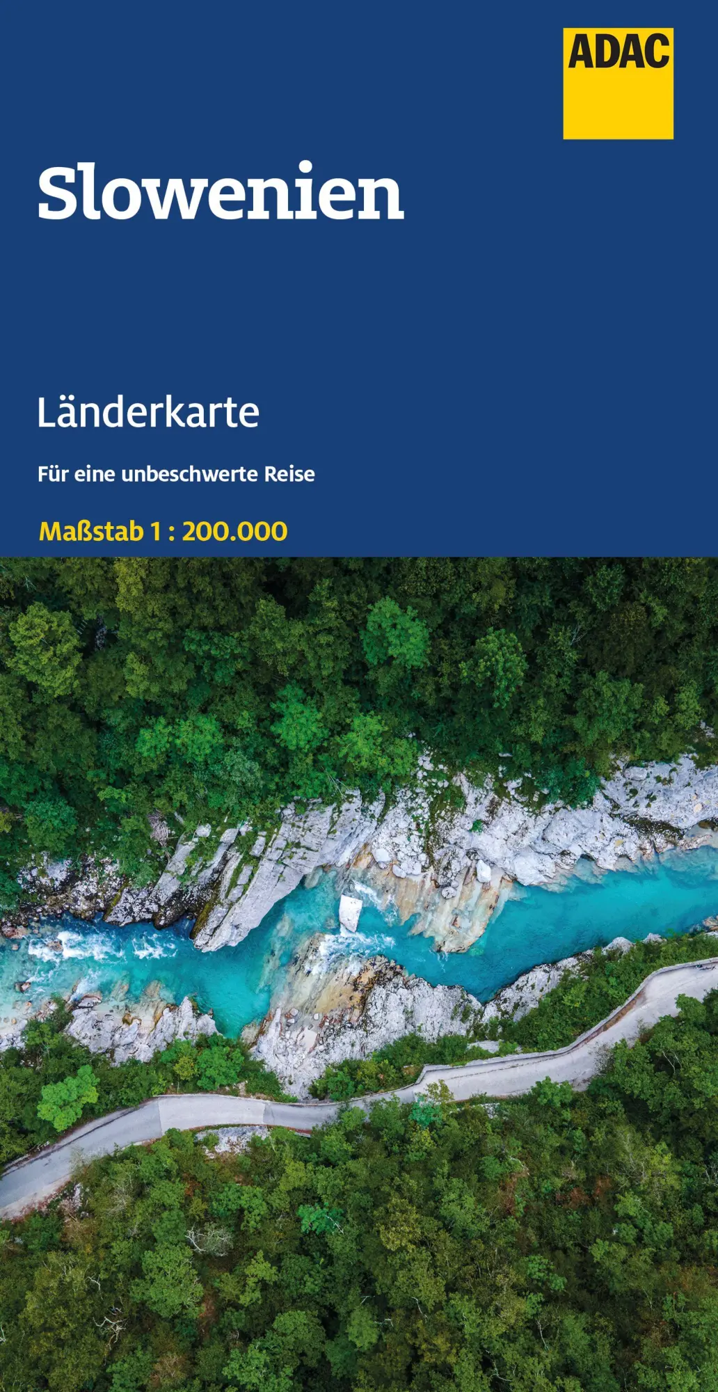 Cover: 9783826422980 | ADAC Länderkarte Slowenien 1:200.000 | (Land-)Karte | ADAC LänderKarte