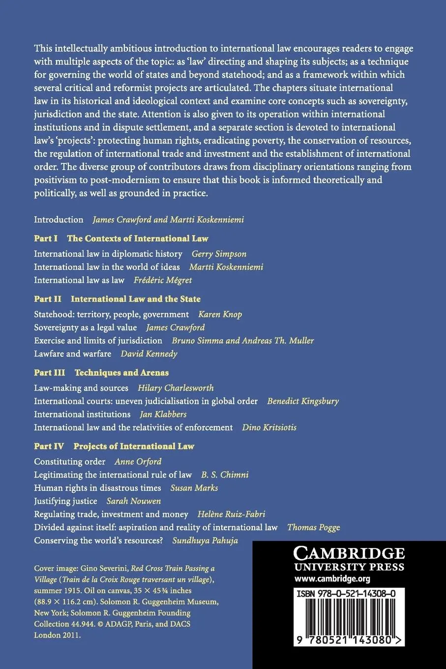 Rückseite: 9780521143080 | The Cambridge Companion to International Law | James Crawford (u. a.)