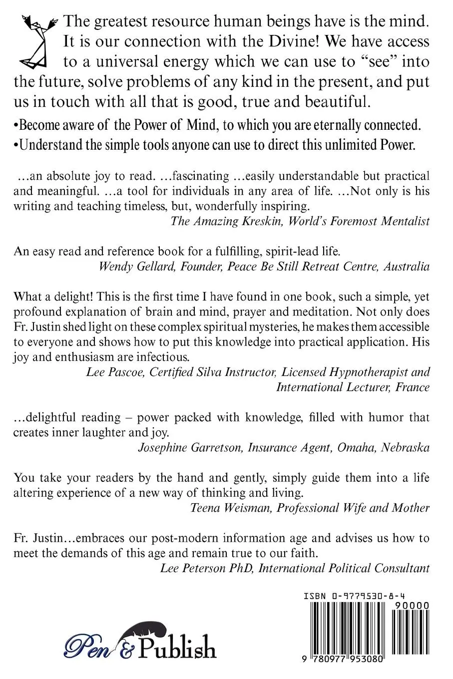 Rückseite: 9780977953080 | Success | Full Thinking | O. F. M. Justin Belitz | Taschenbuch | 2006