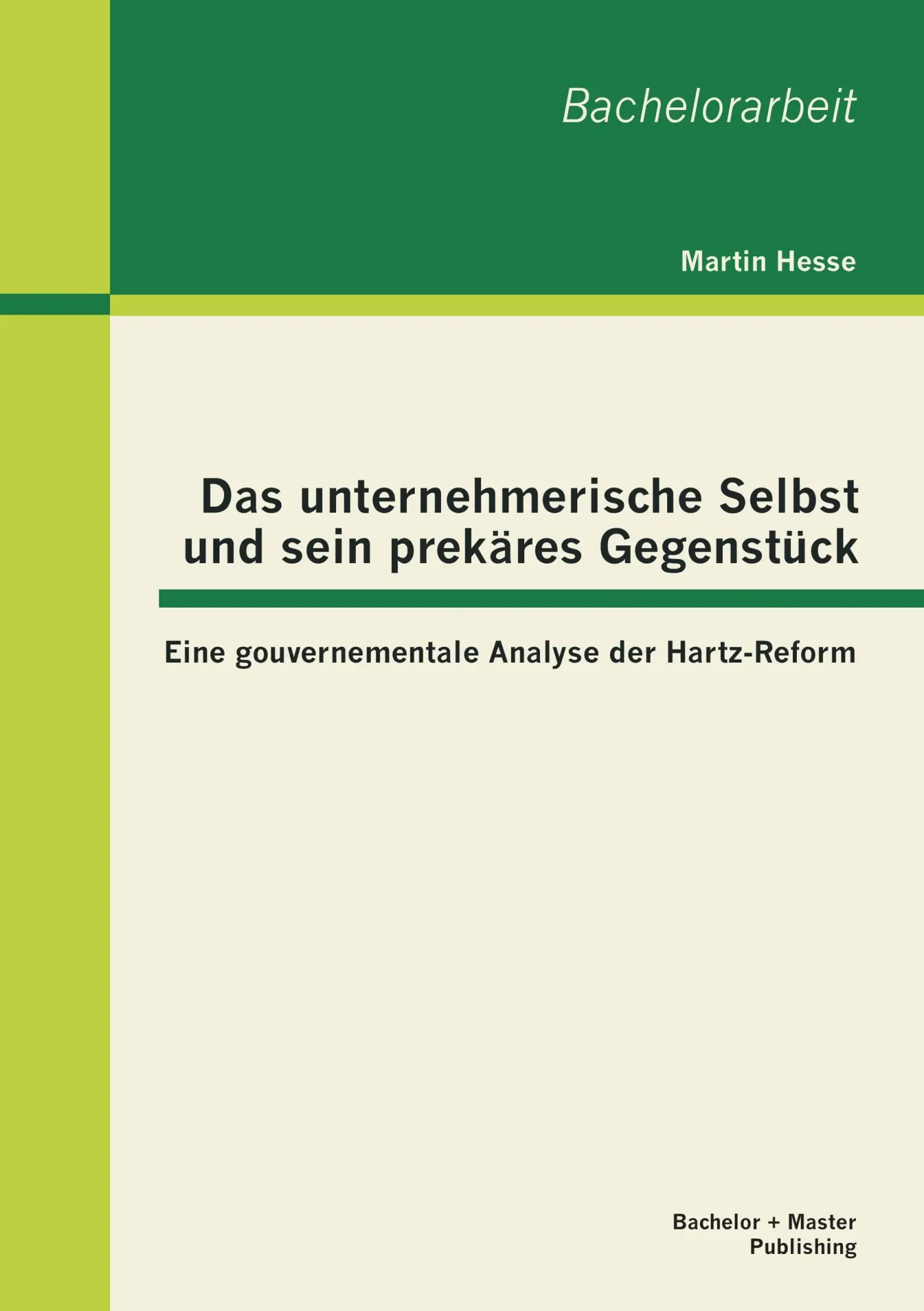 Cover: 9783955493080 | Das unternehmerische Selbst und sein prekäres Gegenstück: Eine...