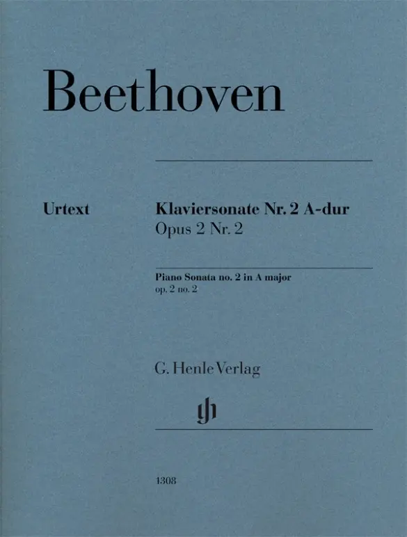 Cover: 9790201813080 | Beethoven, Ludwig van - Klaviersonate Nr. 2 A-dur op. 2 Nr. 2 | Buch