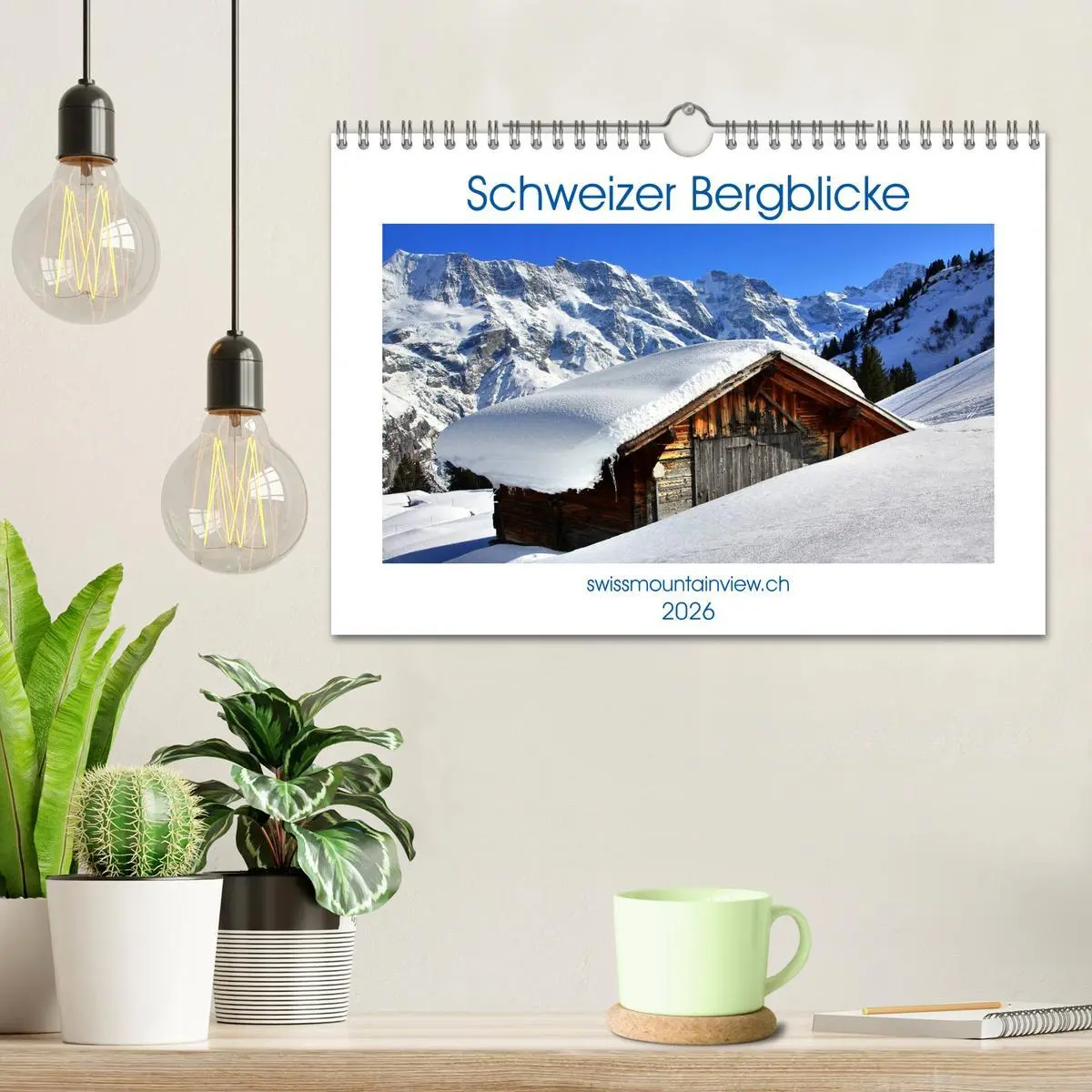 Bild: 9783457893180 | Schweizer Bergblicke (Wandkalender 2026 DIN A4 quer), CALVENDO...