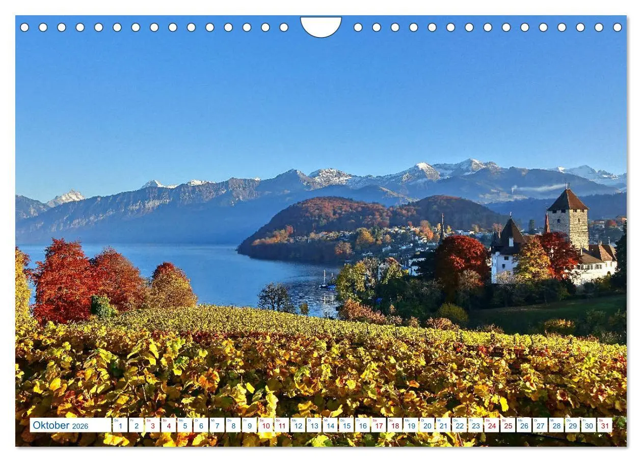 Bild: 9783457893180 | Schweizer Bergblicke (Wandkalender 2026 DIN A4 quer), CALVENDO...