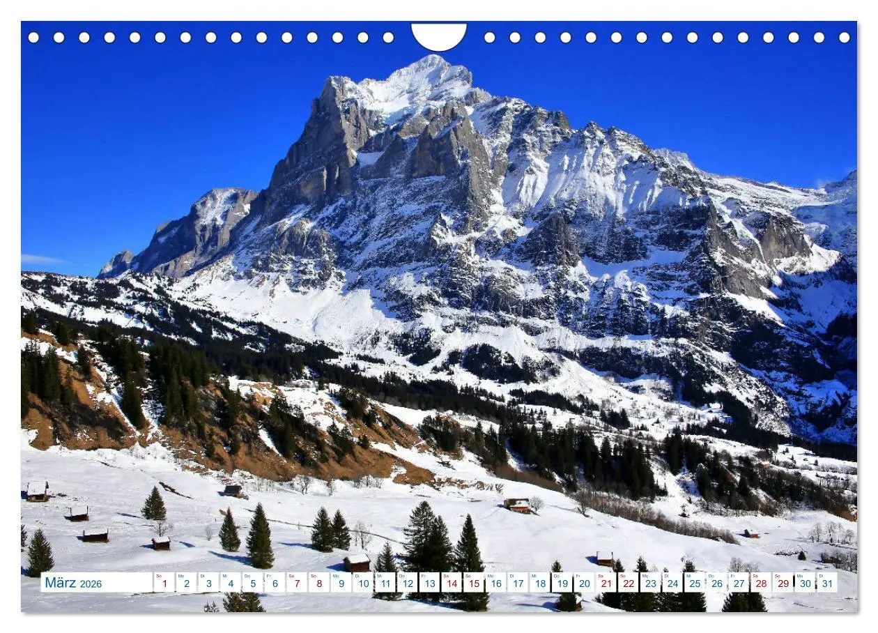 Bild: 9783457893180 | Schweizer Bergblicke (Wandkalender 2026 DIN A4 quer), CALVENDO...