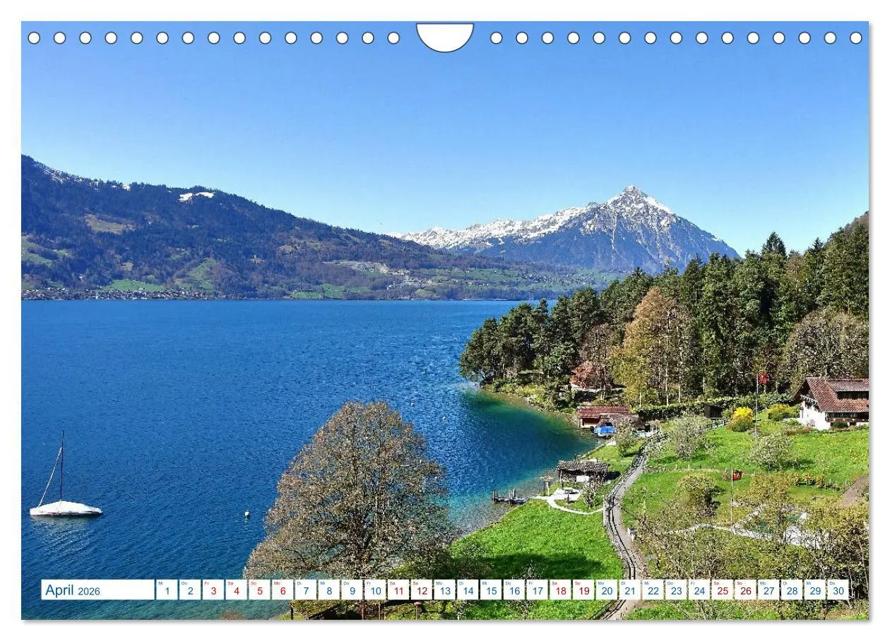 Bild: 9783457893180 | Schweizer Bergblicke (Wandkalender 2026 DIN A4 quer), CALVENDO...