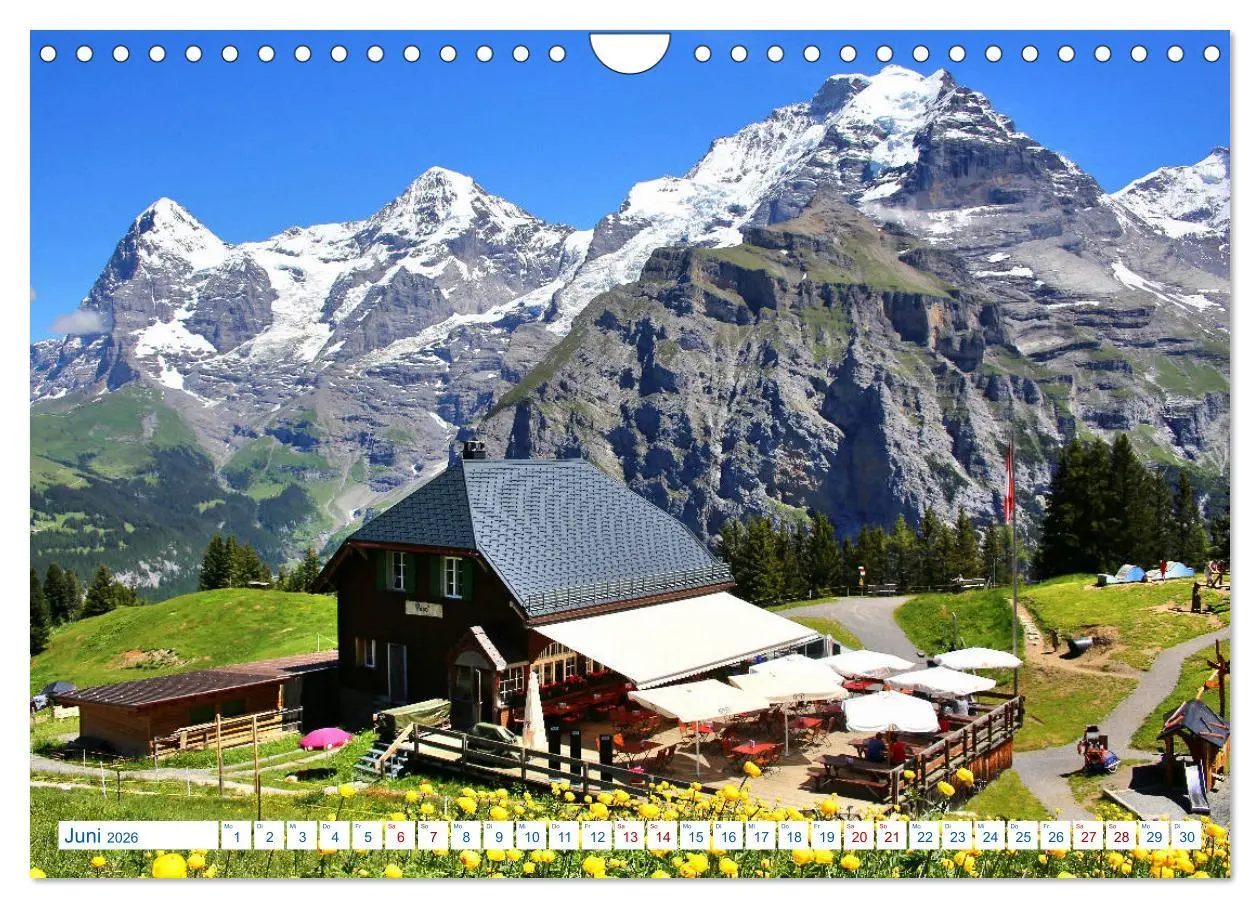 Bild: 9783457893180 | Schweizer Bergblicke (Wandkalender 2026 DIN A4 quer), CALVENDO...