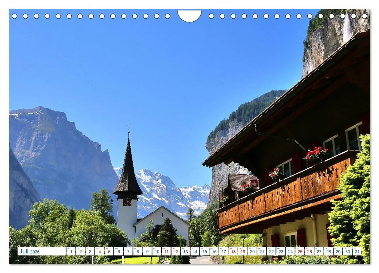 Bild: 9783457893180 | Schweizer Bergblicke (Wandkalender 2026 DIN A4 quer), CALVENDO...