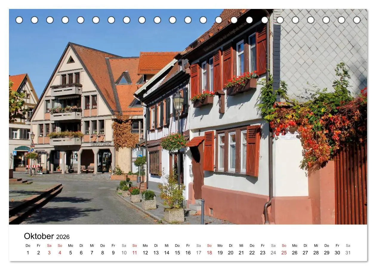 Bild: 9783516053180 | Romantisches Oberursel von Petrus Bodenstaff (Tischkalender 2026...
