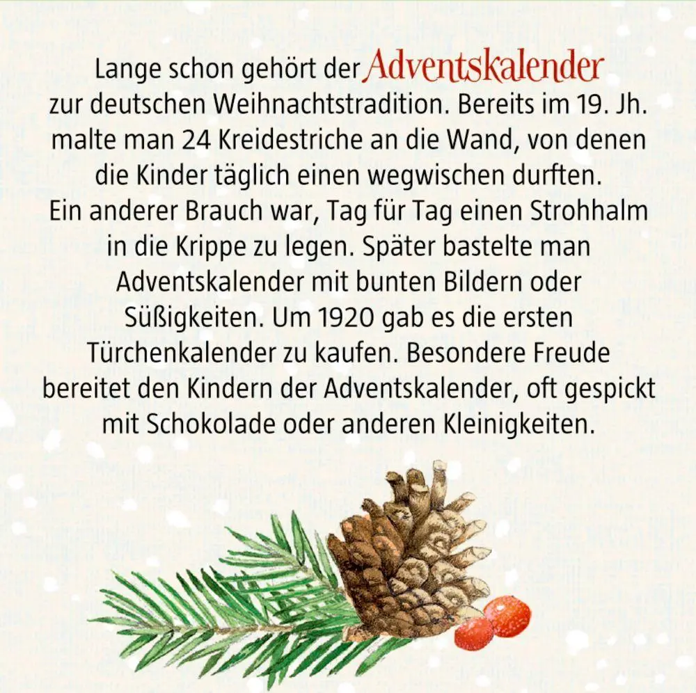 Bild: 4050003723280 | Wandkalender - Zauberhaftes Weihnachts-ABC | Marjolein Bastin | 1 S.
