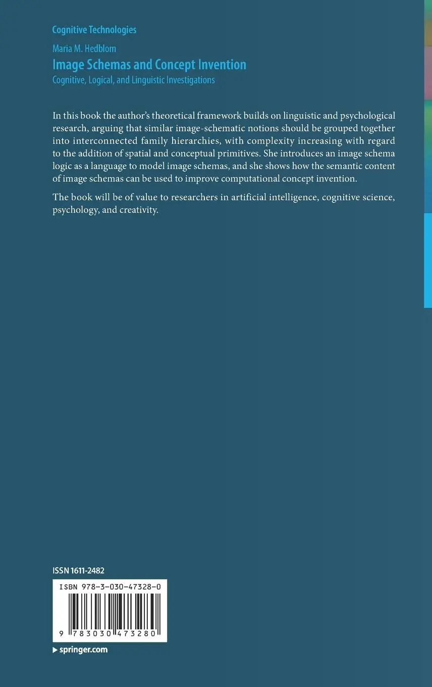 Rückseite: 9783030473280 | Image Schemas and Concept Invention | Maria M. Hedblom | Buch | xv