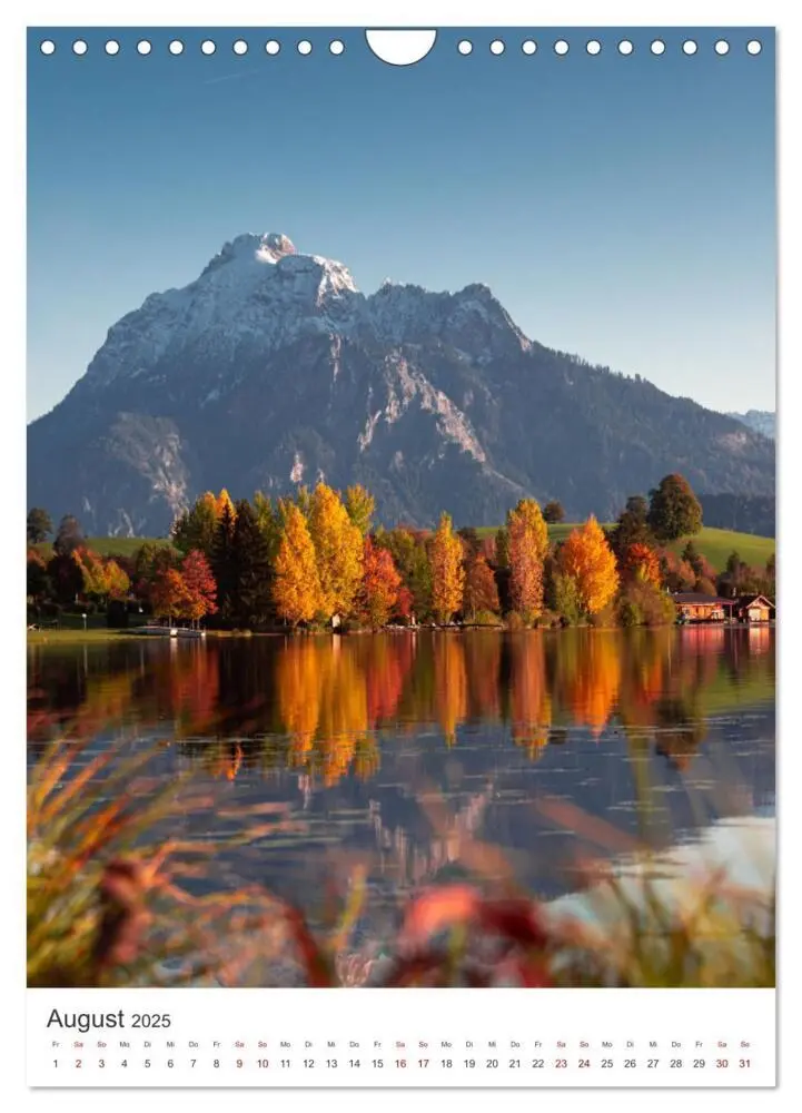 Bild: 9783435933280 | Herbstliches Allgäu (Wandkalender 2025 DIN A4 hoch), CALVENDO...